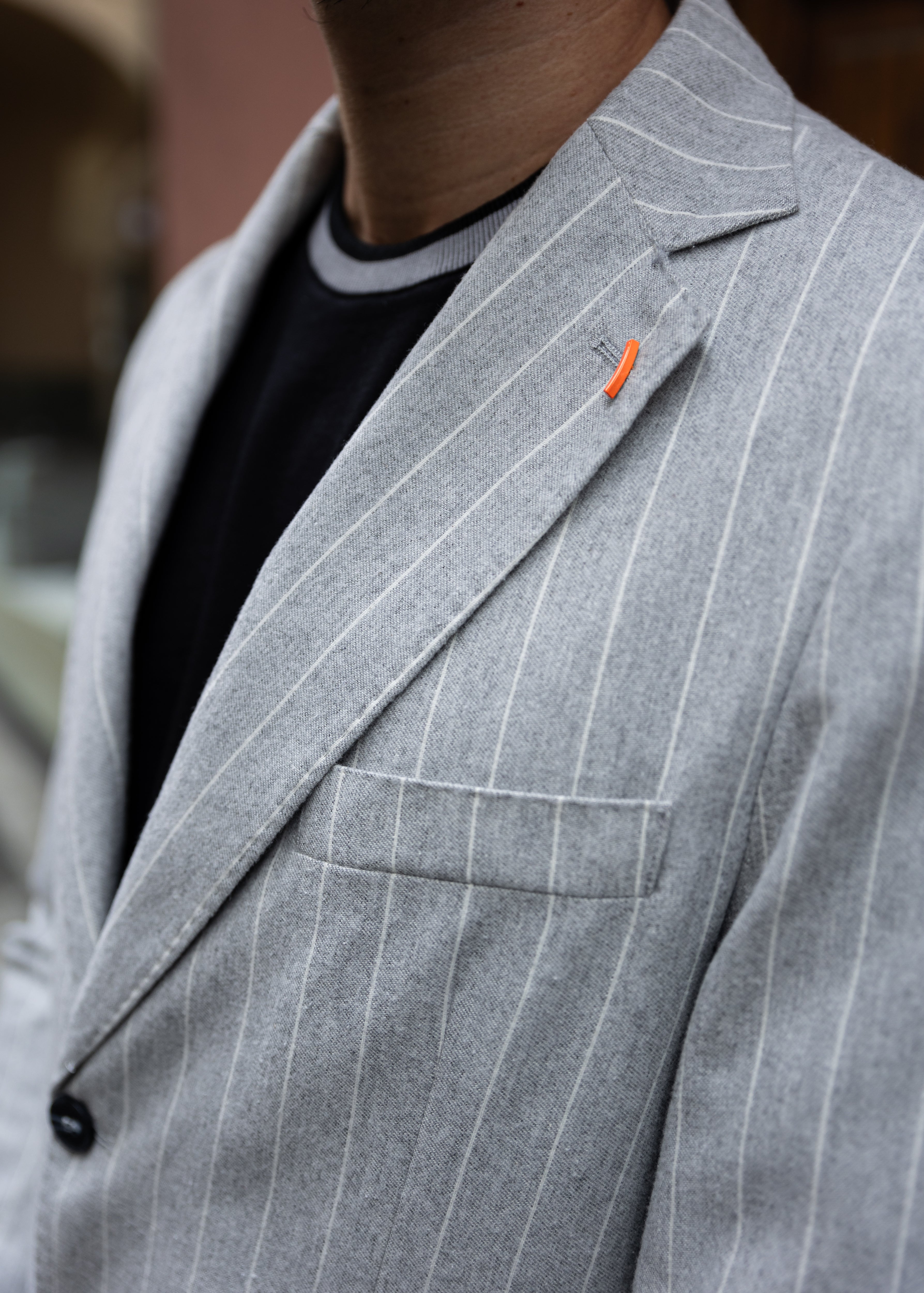 Giacca gessata - NoMoreBrand