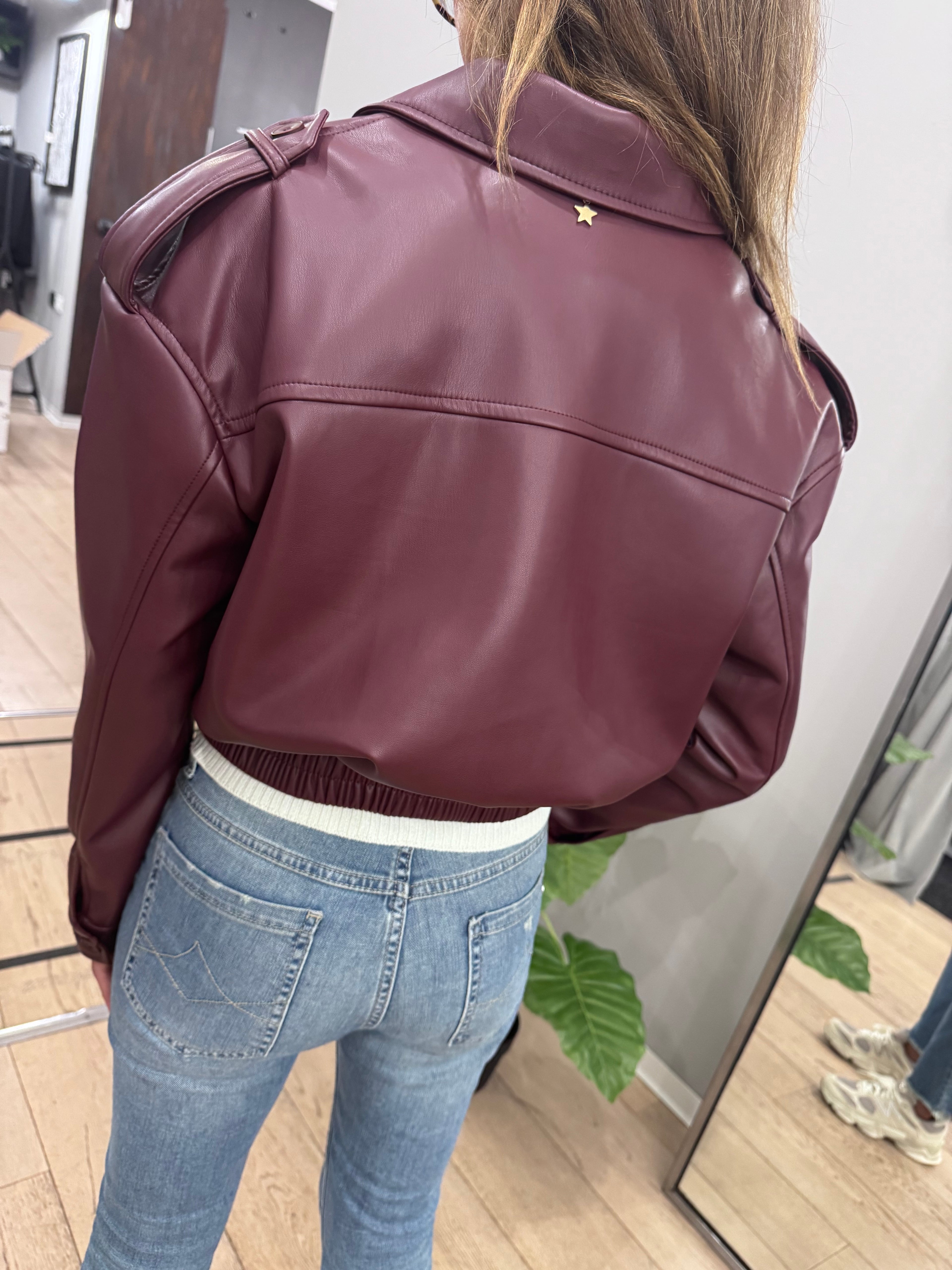 Bomberino in ecopelle Daniela - NoMoreBrand