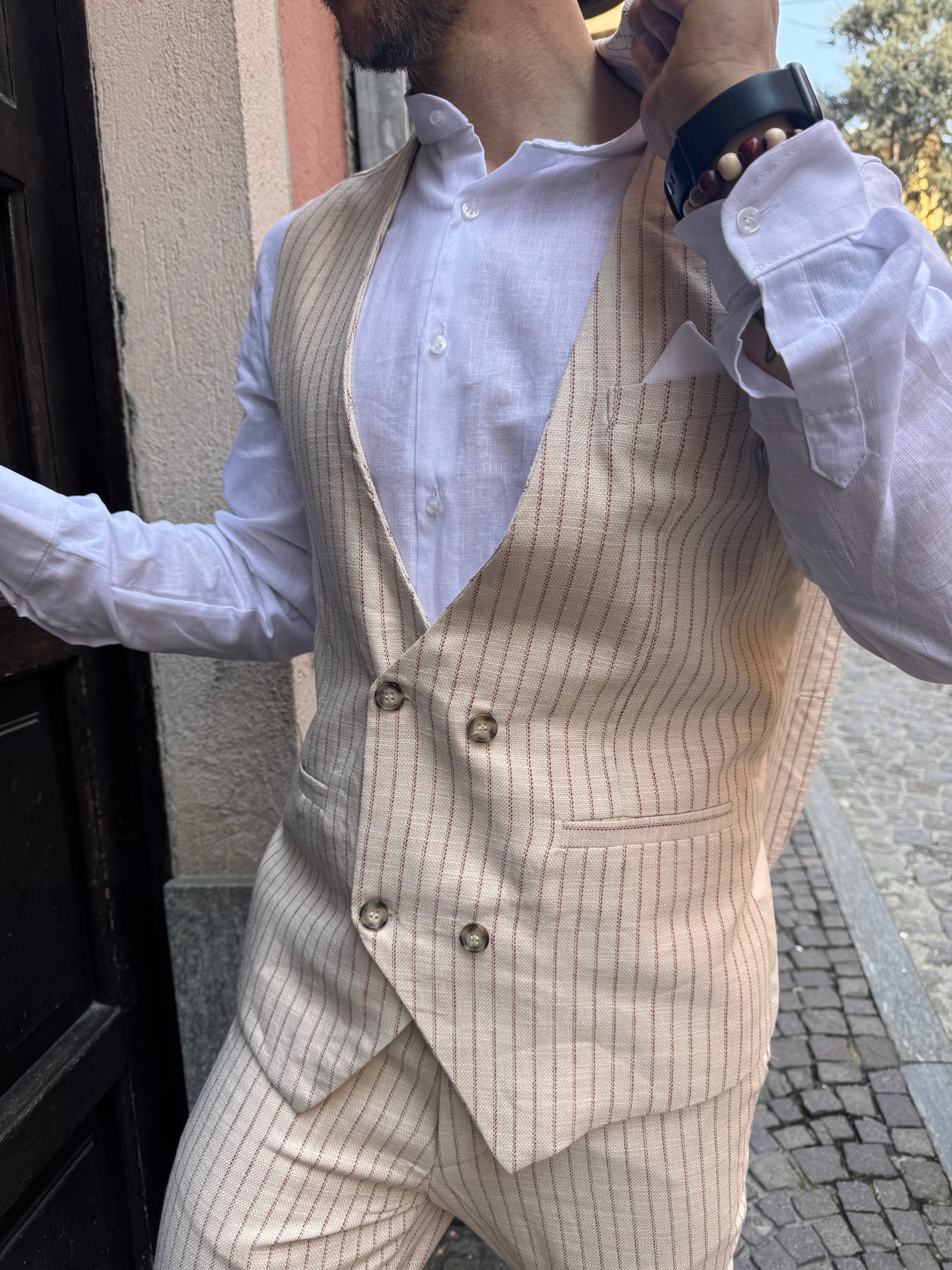 Gilet doppiopetto MY DEN - NoMoreBrand