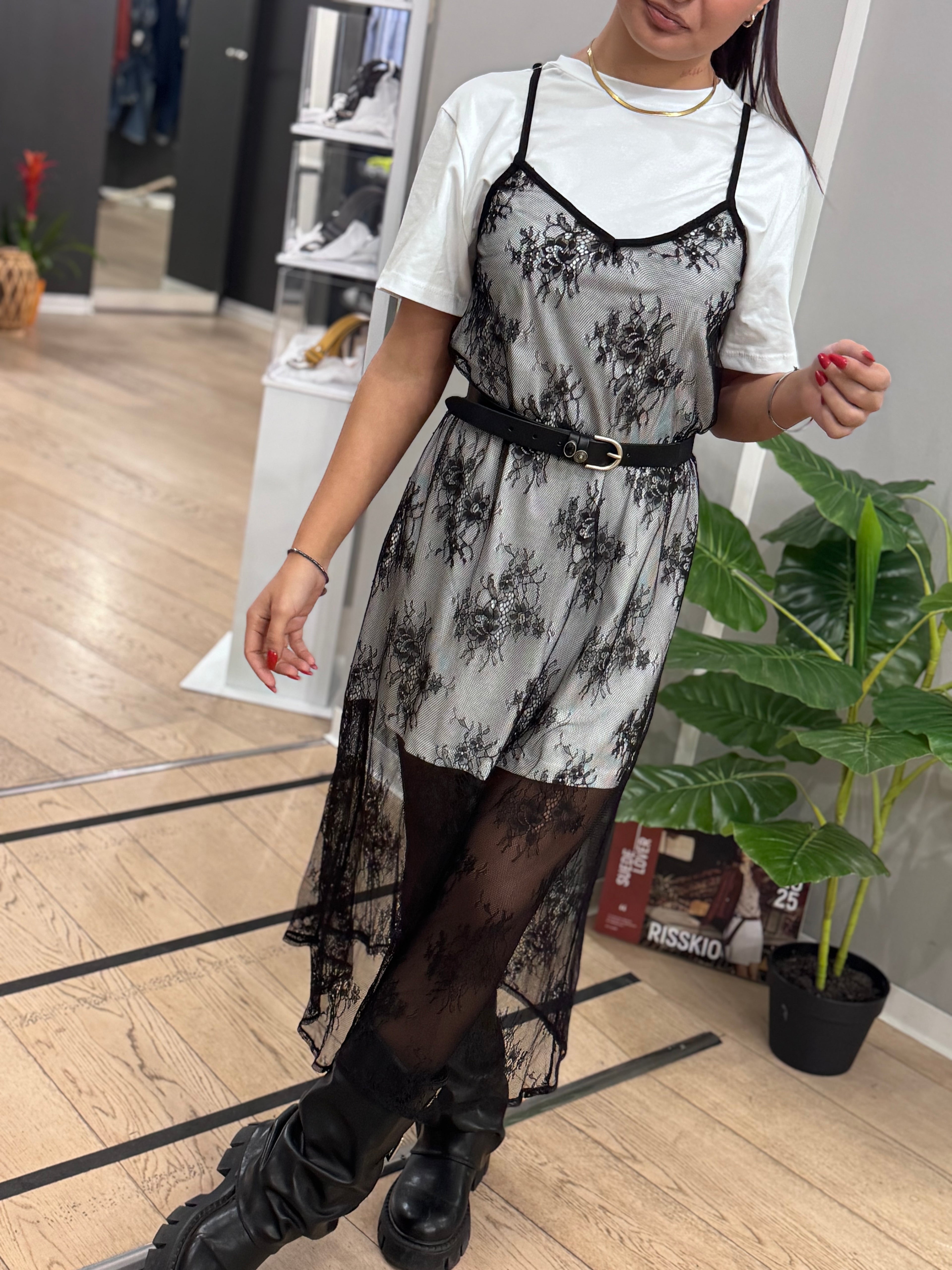 Abito 2 pezzi con pizzo - NoMoreBrand