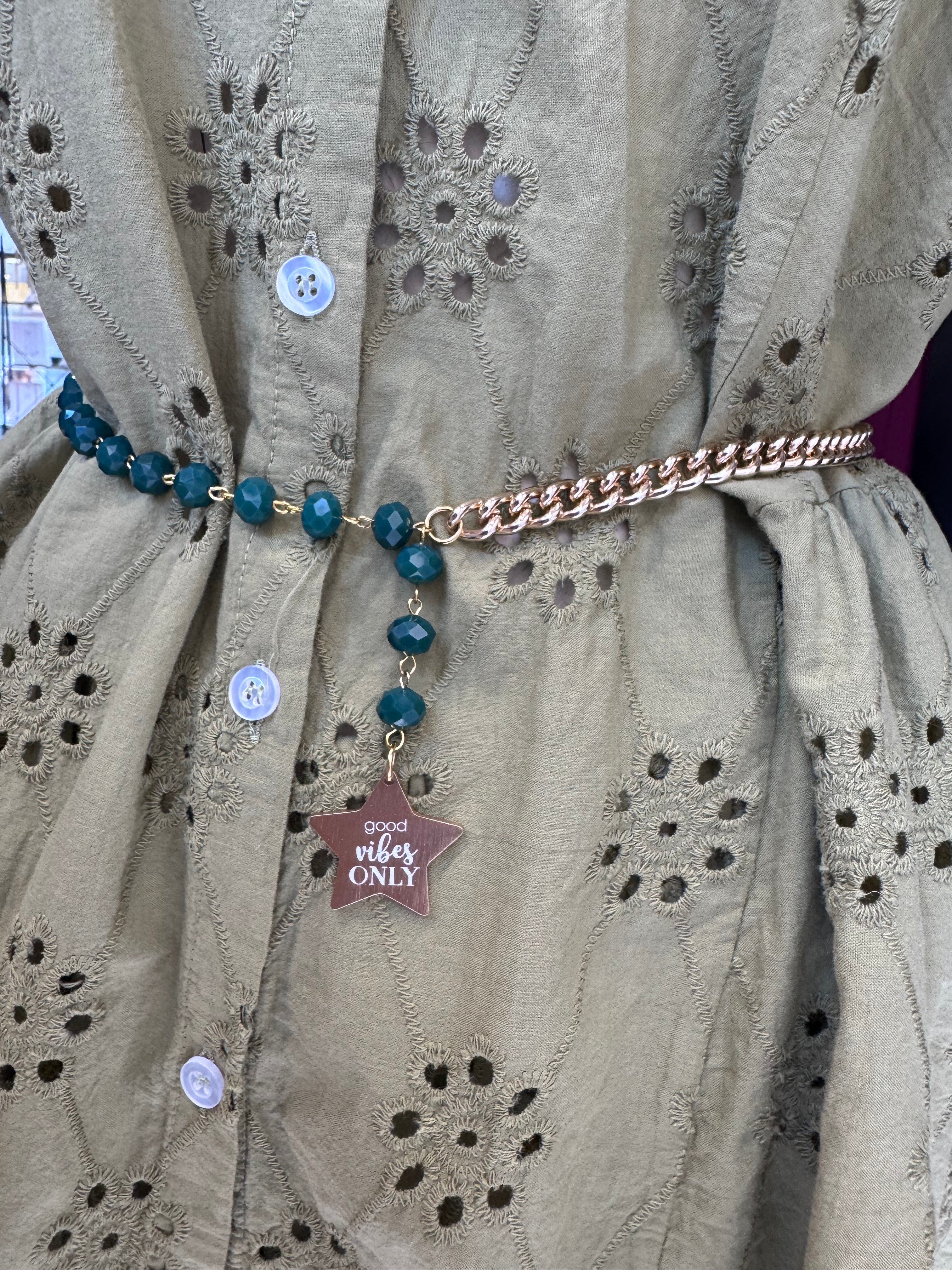 Collana lunga con cristalli MUPJI - NoMoreBrand