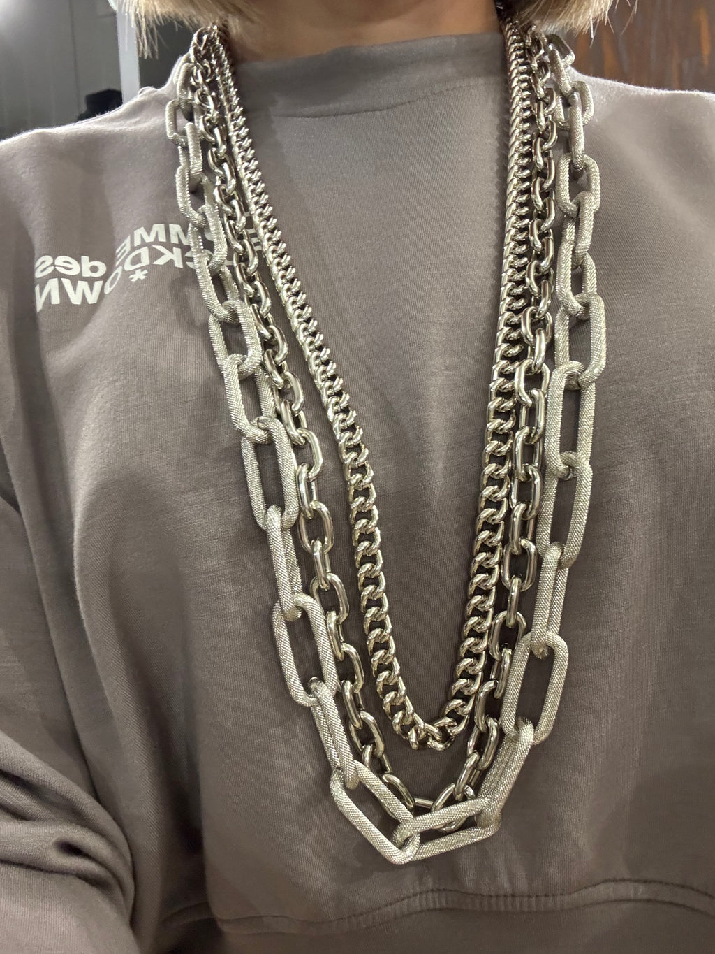 Collana lunga a tre fili - NoMoreBrand