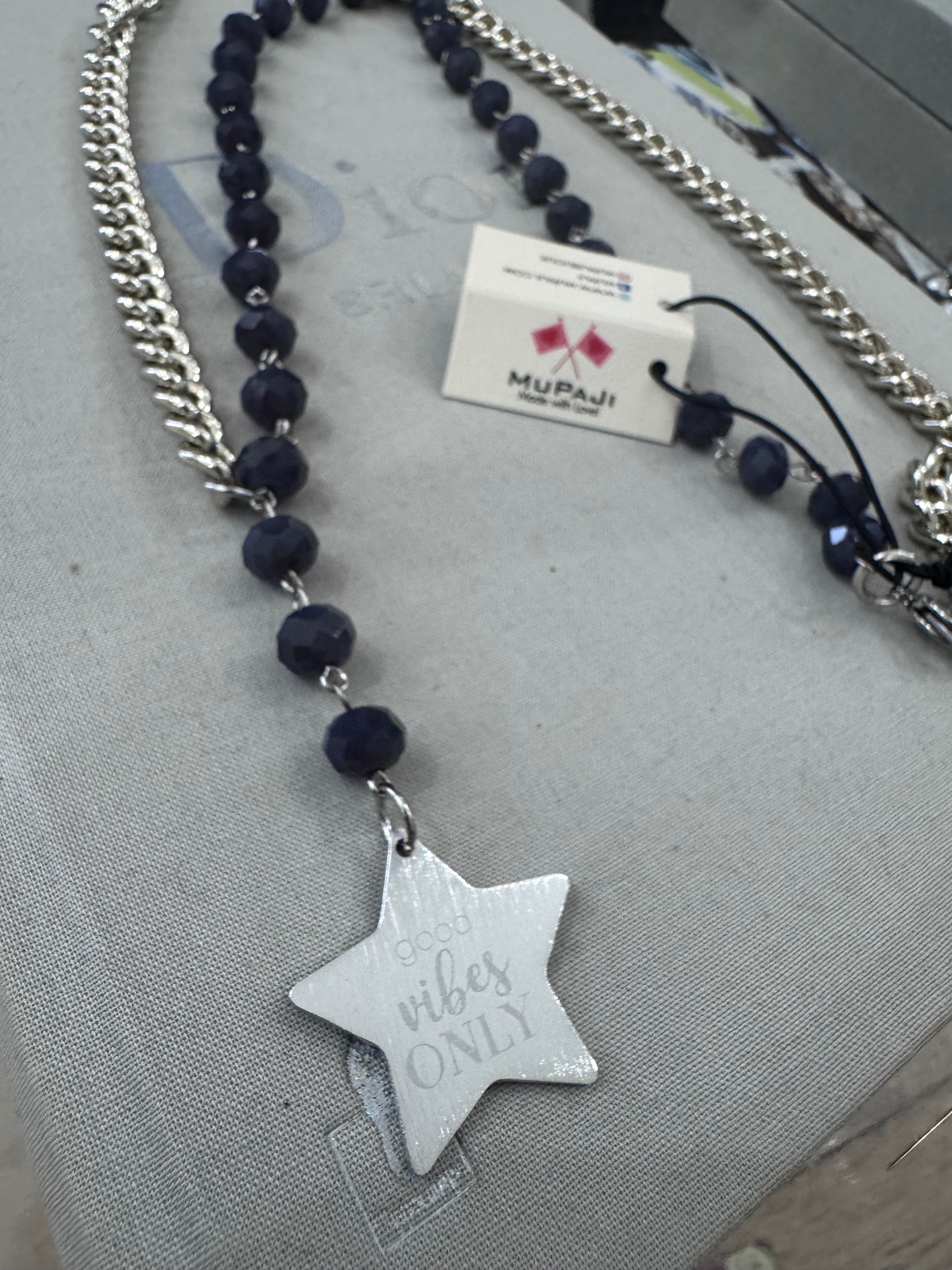 Collana lunga con cristalli MUPJI - NoMoreBrand