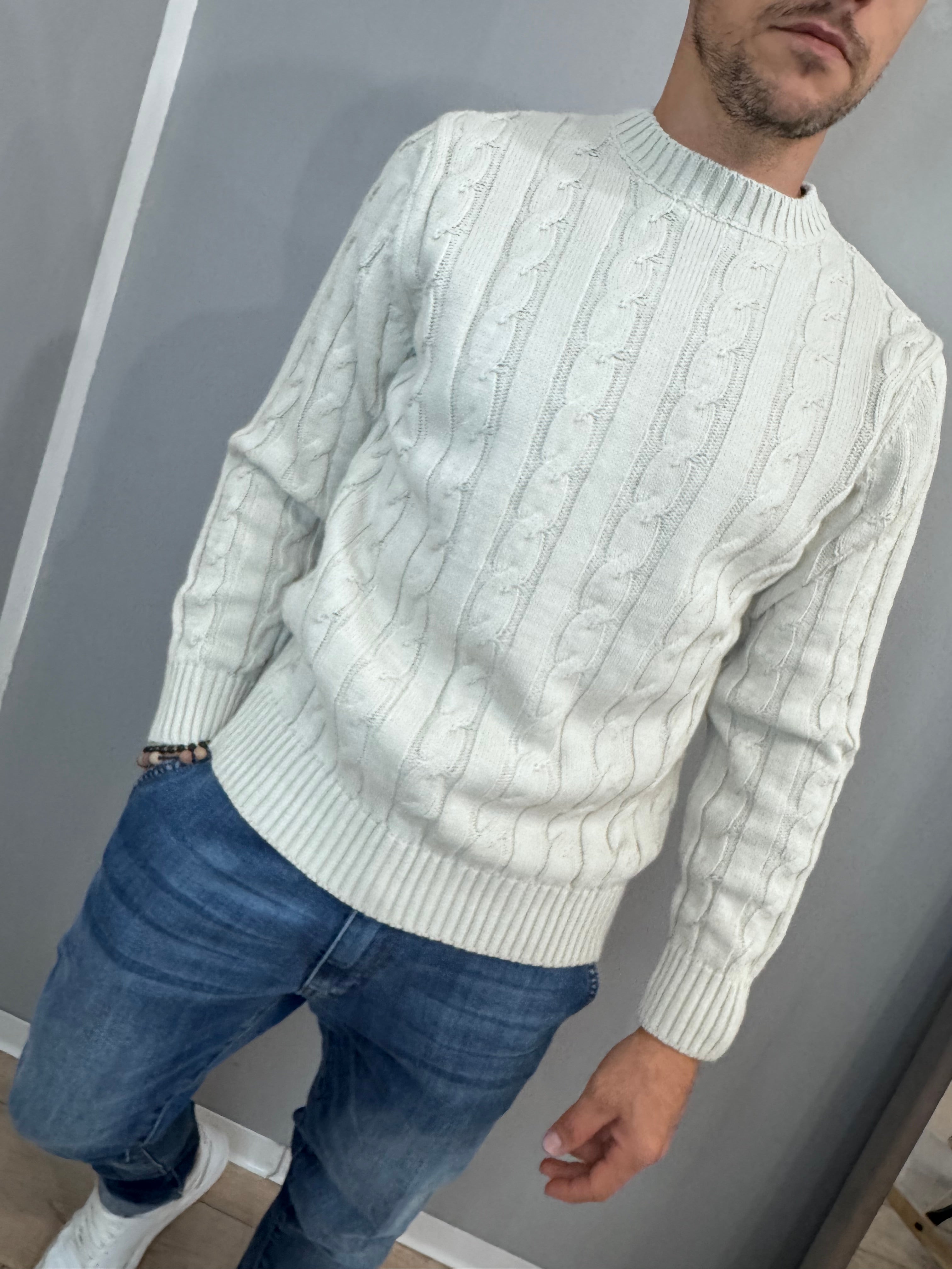 Maglia trecce - NoMoreBrand