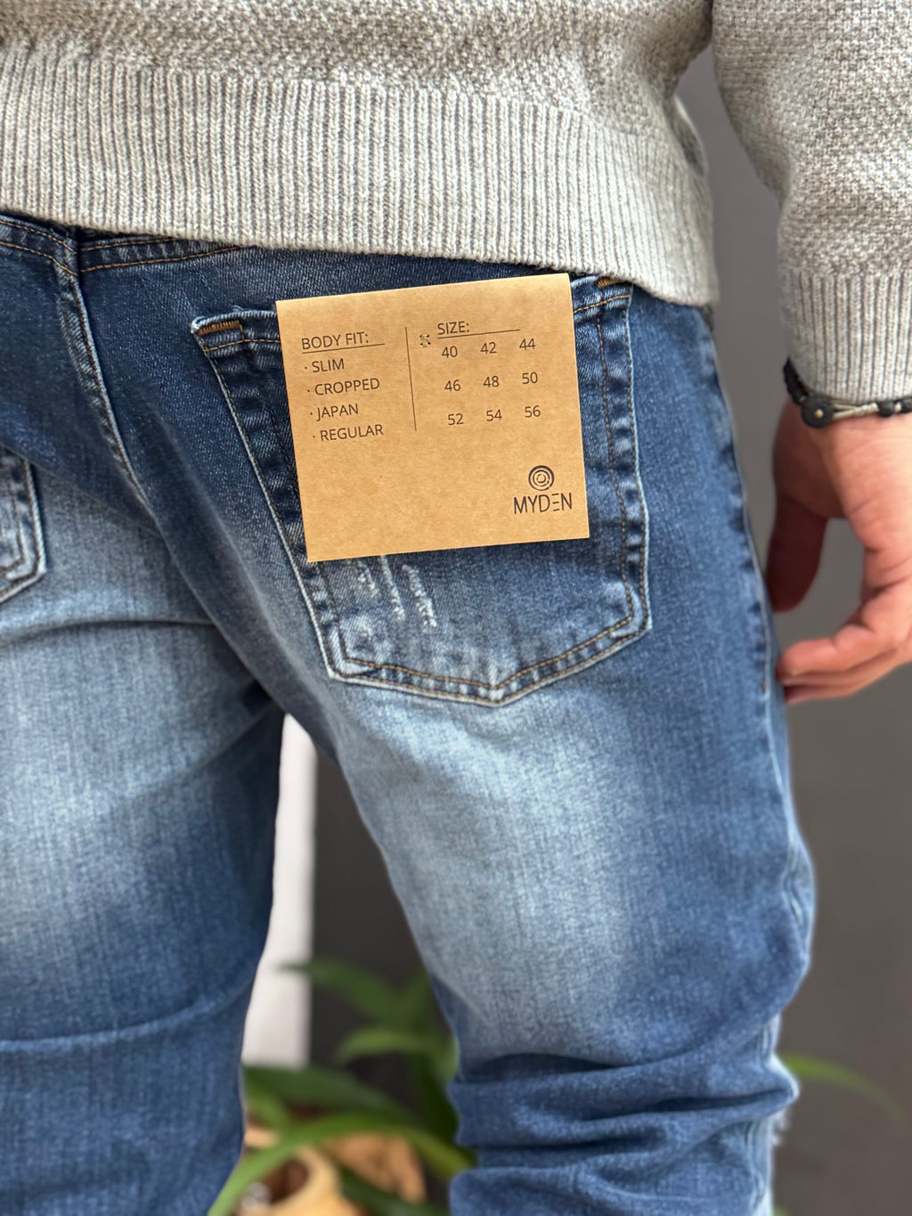 Denim con schizzi - NoMoreBrand