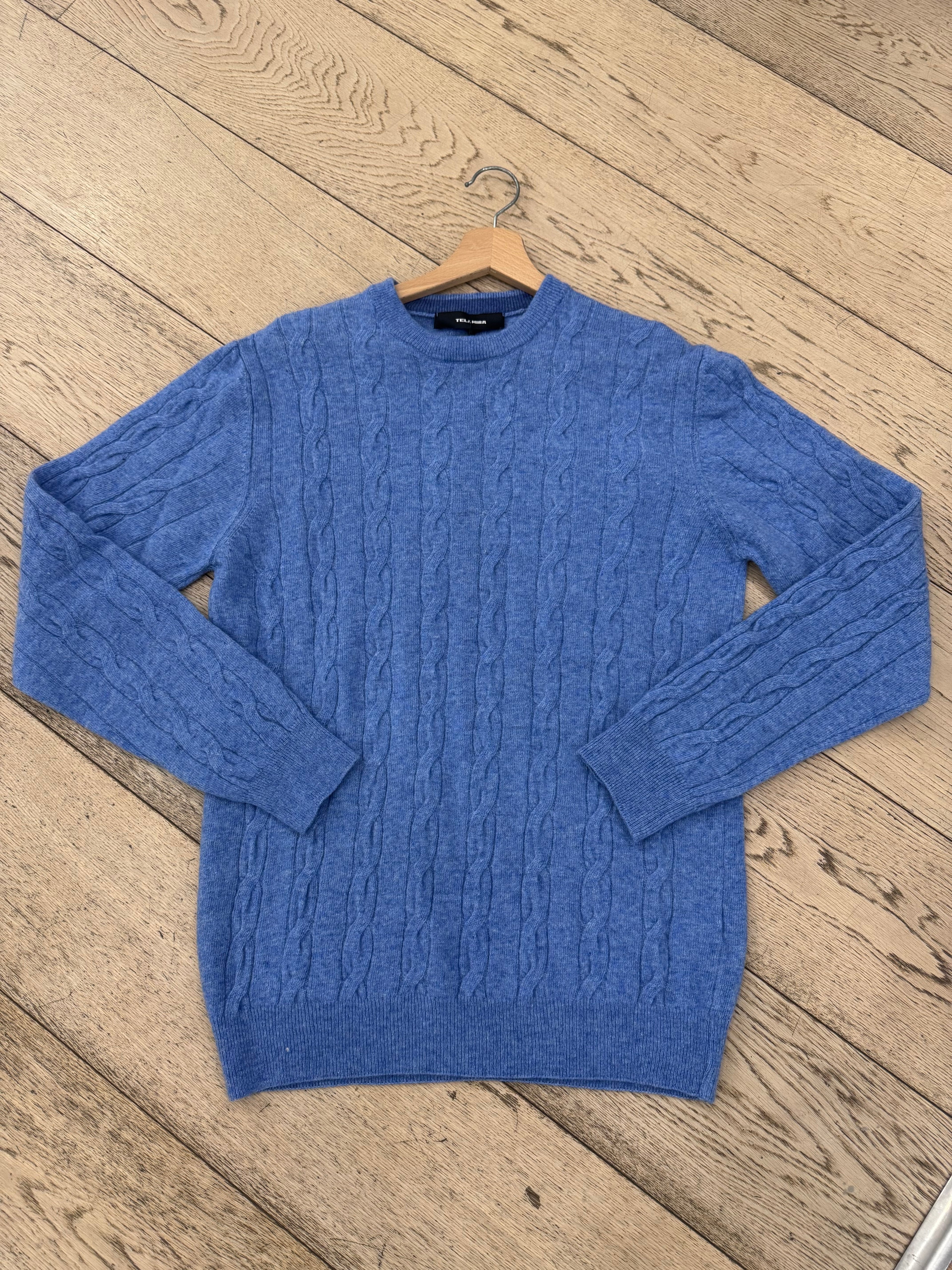 Maglia cashmere a trecce