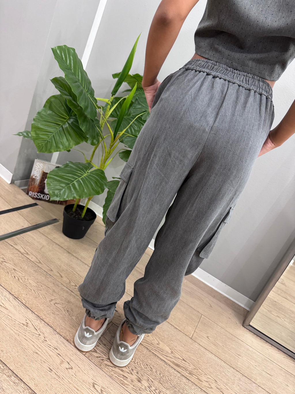 Pantalone Denim cargo - NoMoreBrand