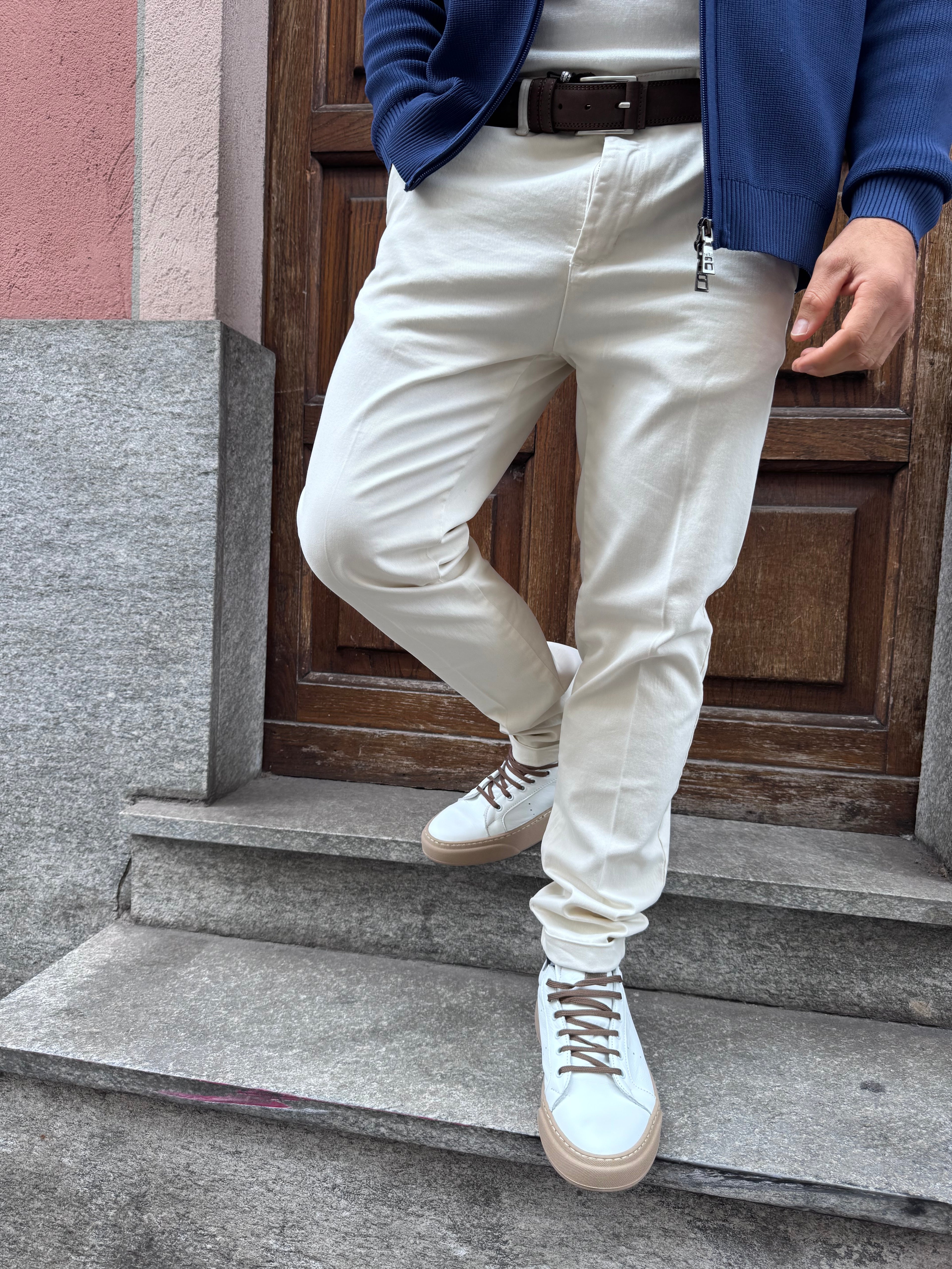 Sneakers in vera pelle - NoMoreBrand