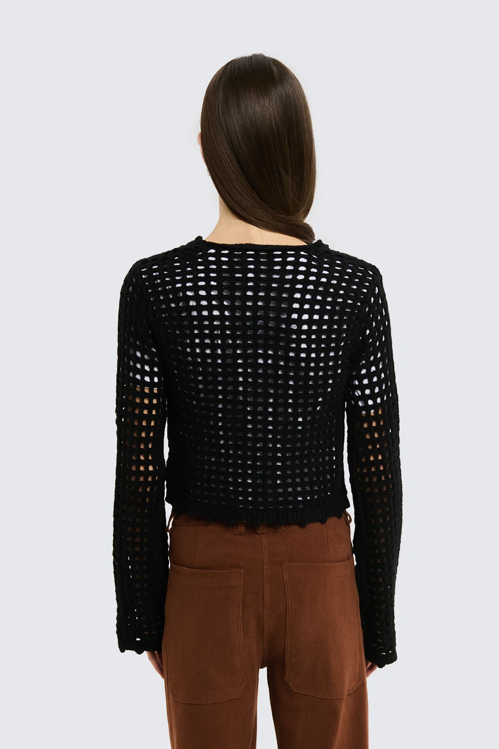 Cardigan a rete - NoMoreBrand