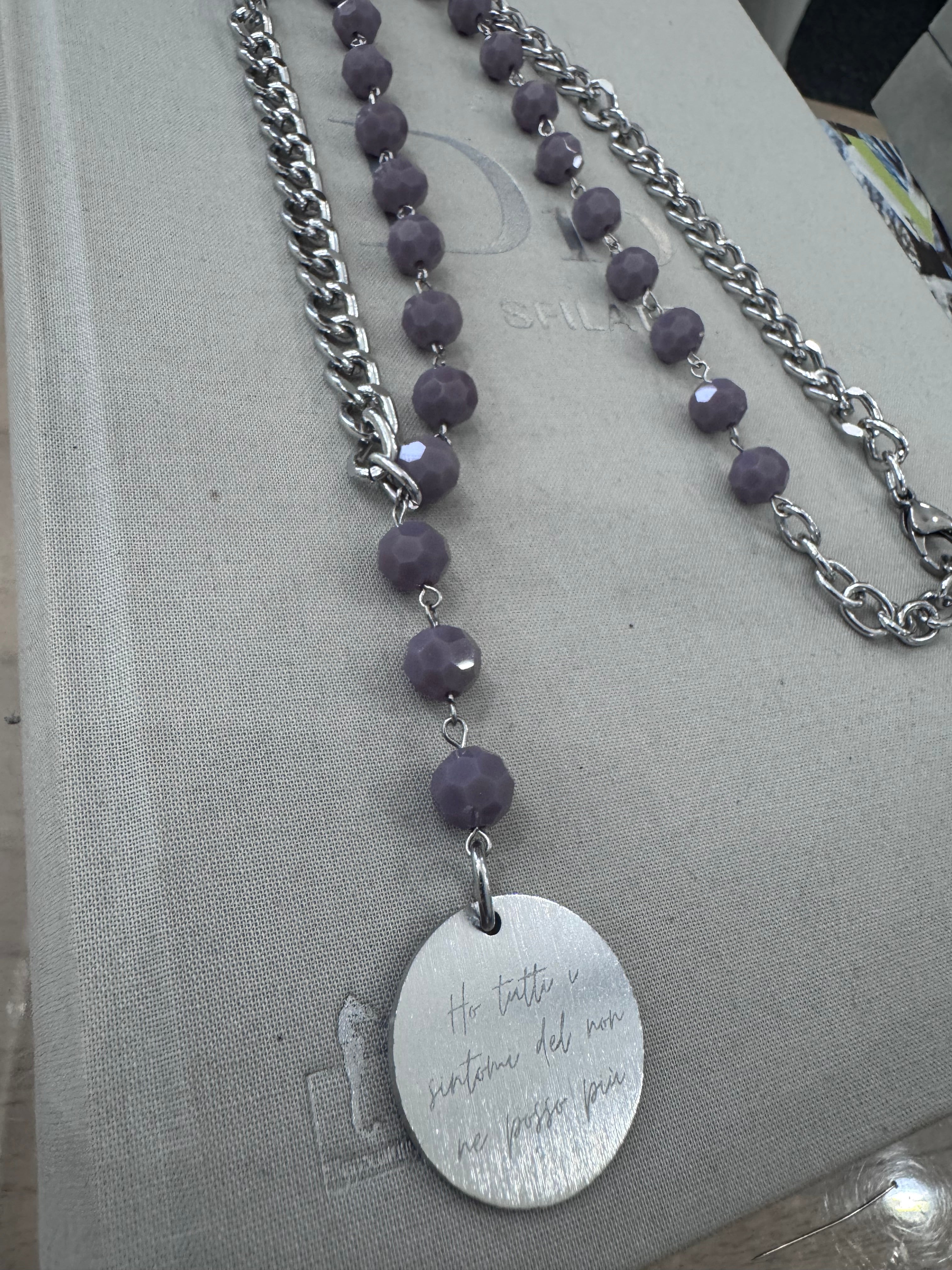 Collana lunga con cristalli MUPJI - NoMoreBrand