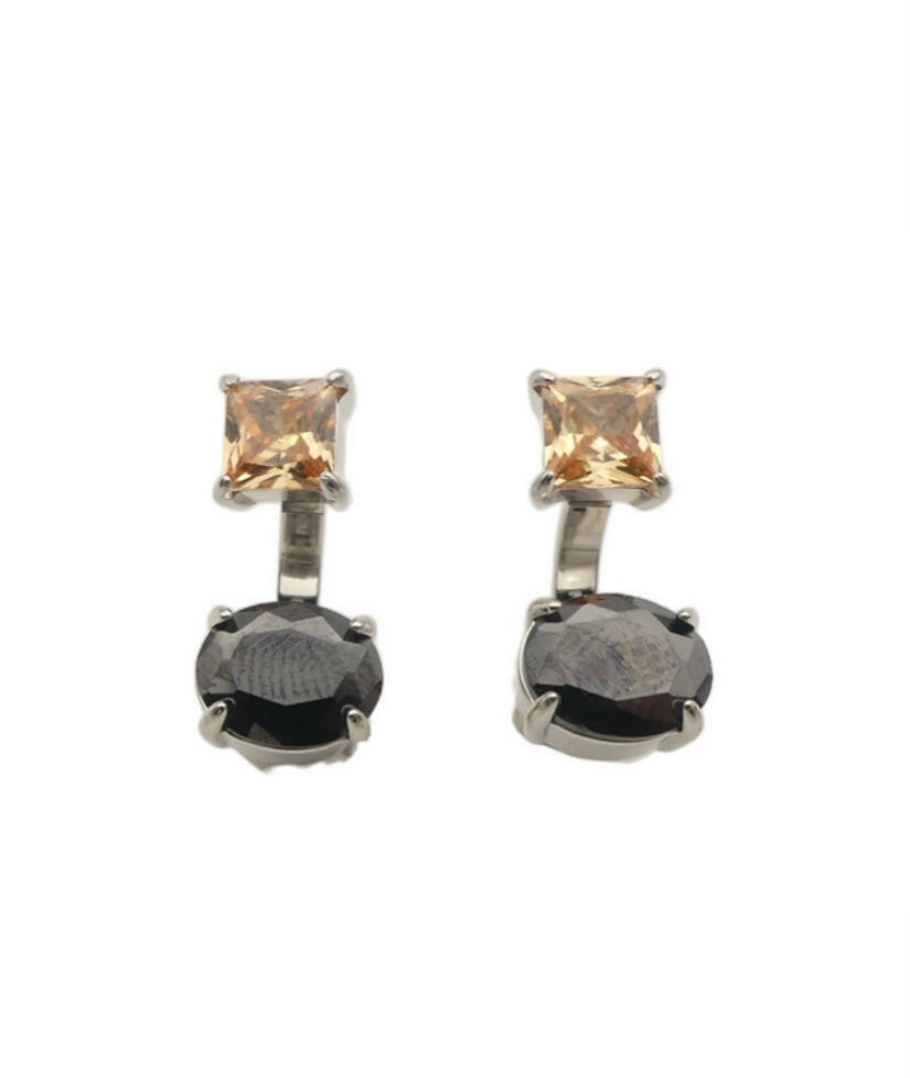 Orecchini Zirconia Argento - NoMoreBrand