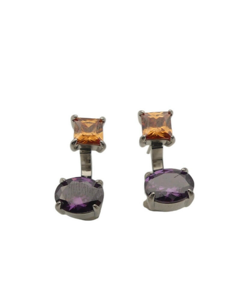 Orecchini Zirconia Argento - NoMoreBrand