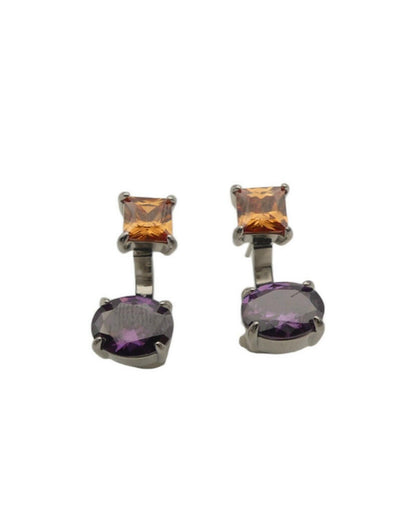 Orecchini Zirconia Argento - NoMoreBrand