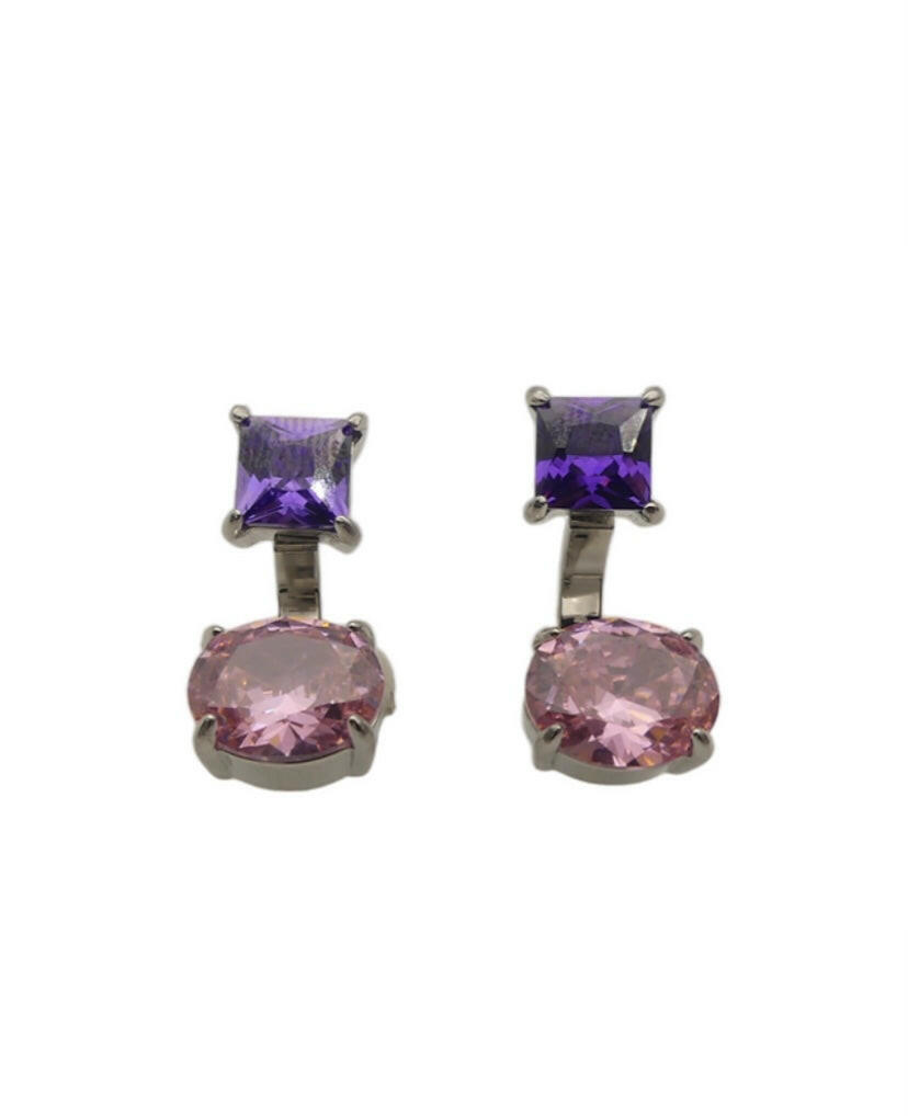 Orecchini Zirconia Argento - NoMoreBrand